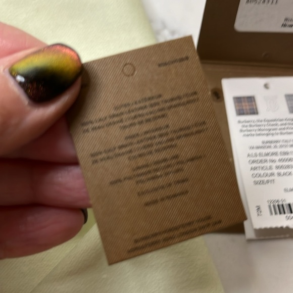 NWT Burberry Black Elmore Leather Zip Around Wallet - Picture 12 of 14